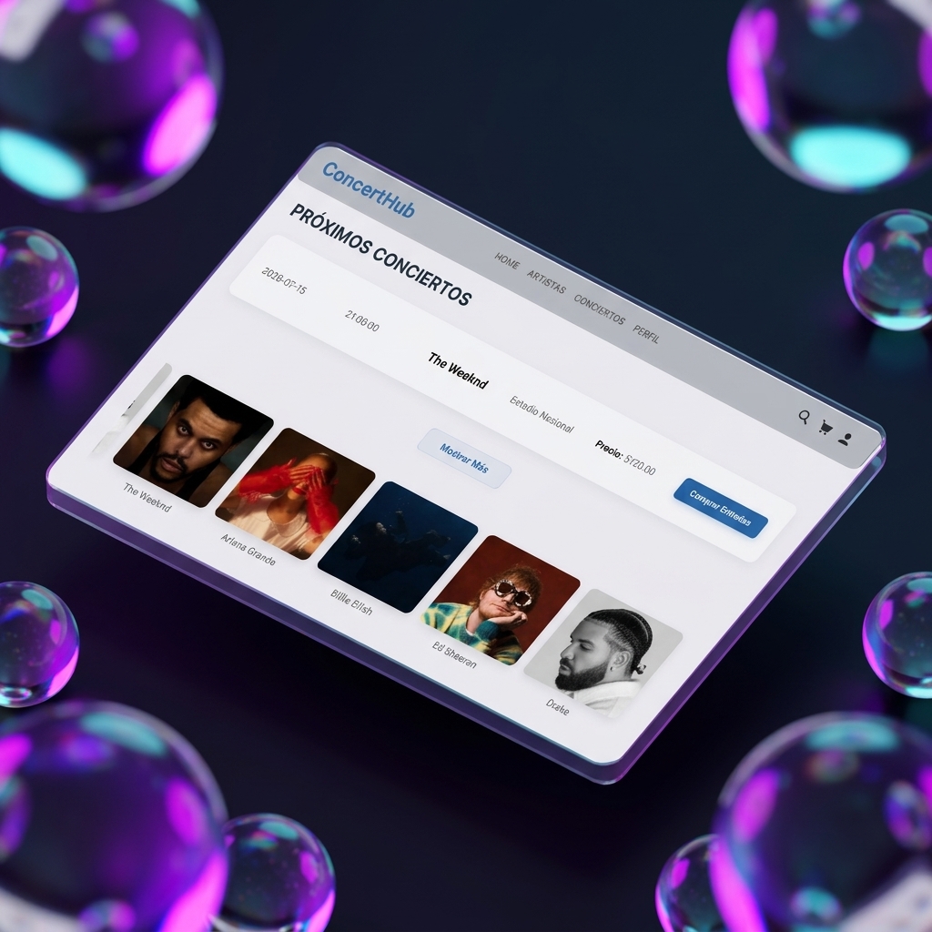 ConcertHub - Live Events & Ticket Booking Platform