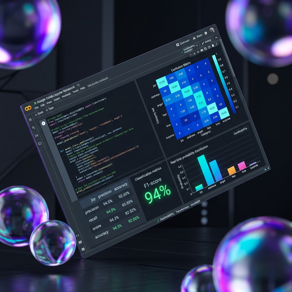 Text Emotion Recognition System (NLP & Transformers)